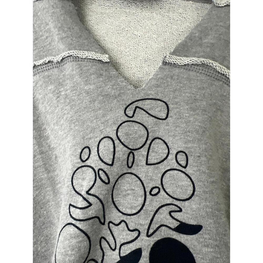 Free People Movement Gray Nights Like This Oversized Cropped Hoodie Size S - Picture 3 of 6